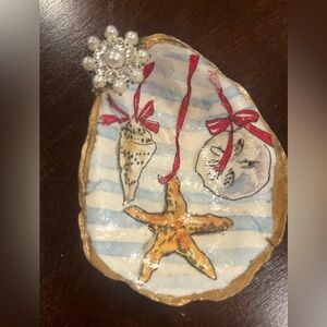 Coastal Christmas Shell Dish